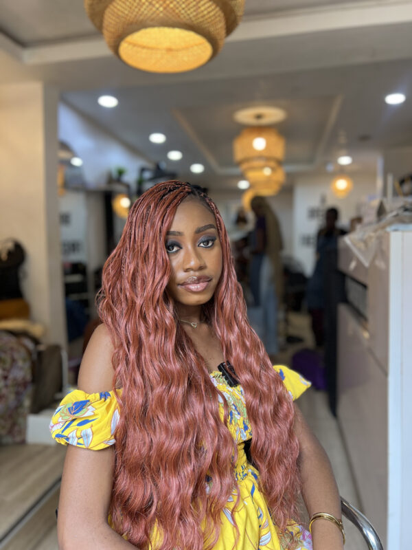 Anna curl human hair blend
